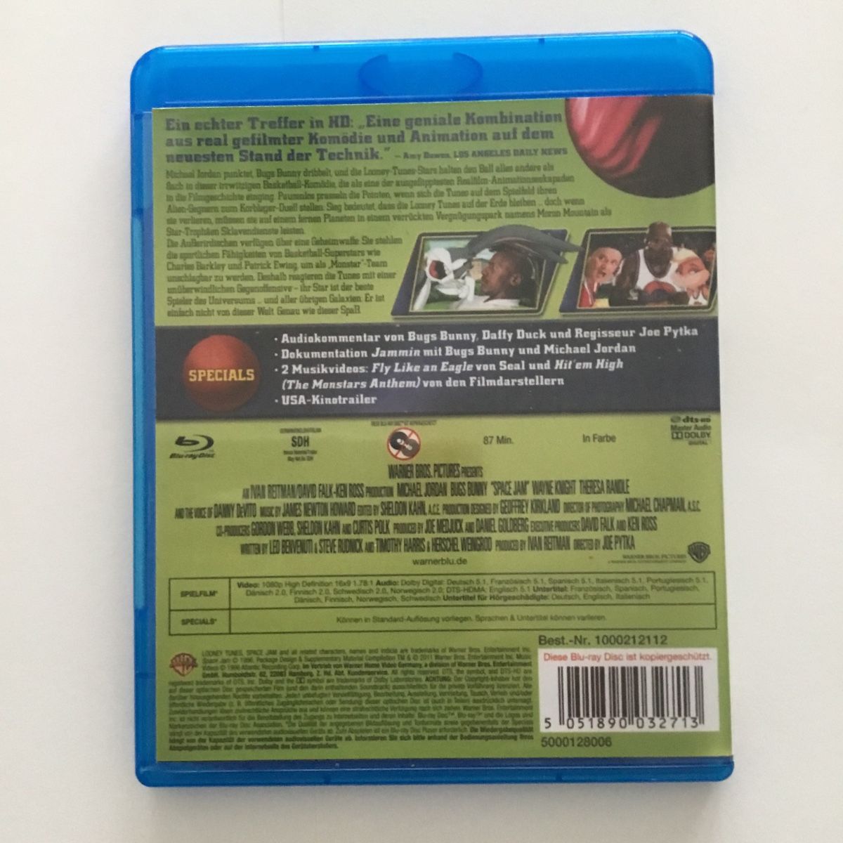 Tutti i DVDs: Space Jam - Blu Ray Neu Wertig – Nuovo (secondo la descrizione) da Blauen venduto da berlingo65 1