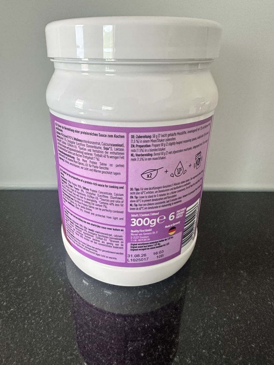 More Nutrition Lebensmittel & Spezialitäten: More Protein Sahne – Gebraucht aus Wangen SZ von Jaay_Sky 1