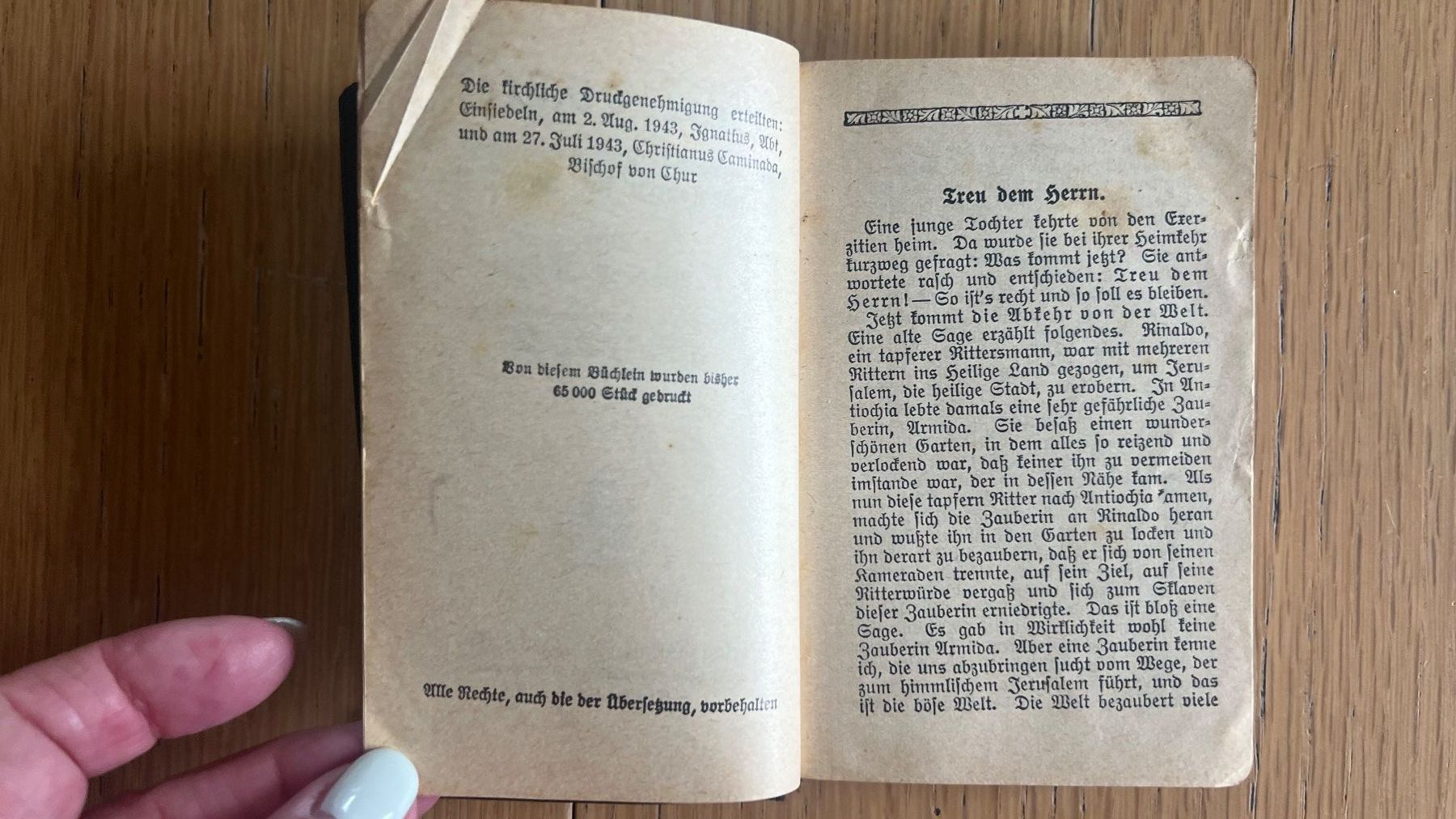 Libri: Gebetsbuch Gute Töchter 1943 – Usato da Schübelbach venduto da Dolly990_2 3