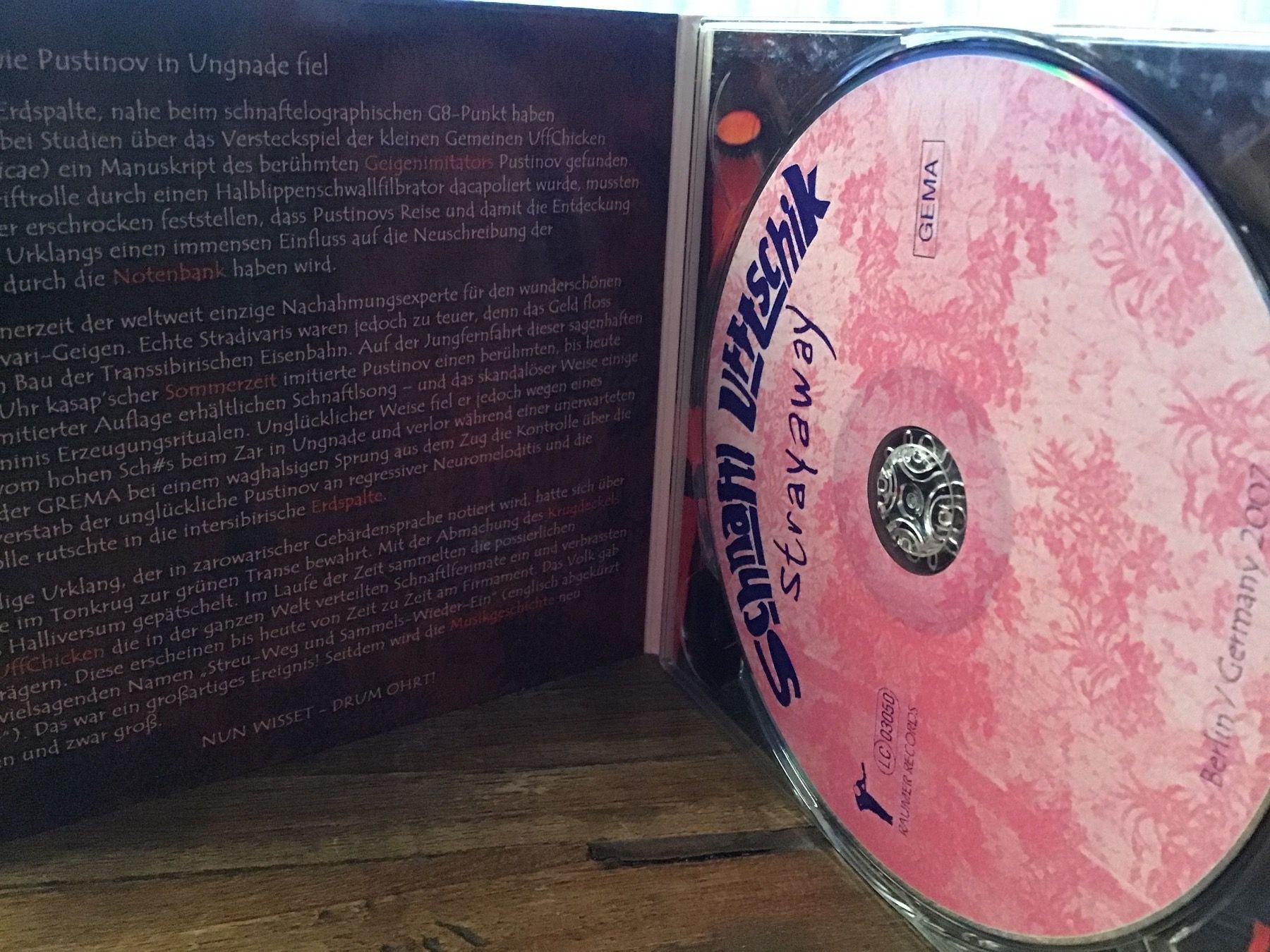 CD: schnaftl ufftschik – Usato da Thierachern venduto da sweden08 2