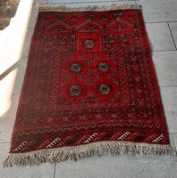 Afghan handgeknüpfter Orientteppich 84x114 cm o.F