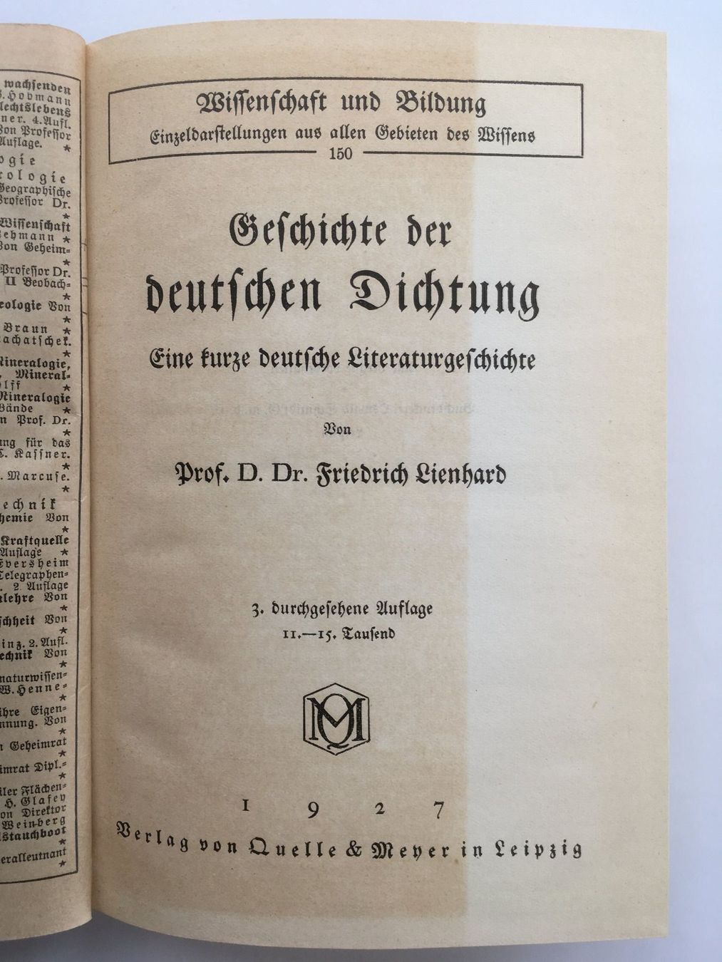 Bücher: Geschichte der deutschen Dichtung (1927) – Gebraucht aus Grenchen von Kogi7 2