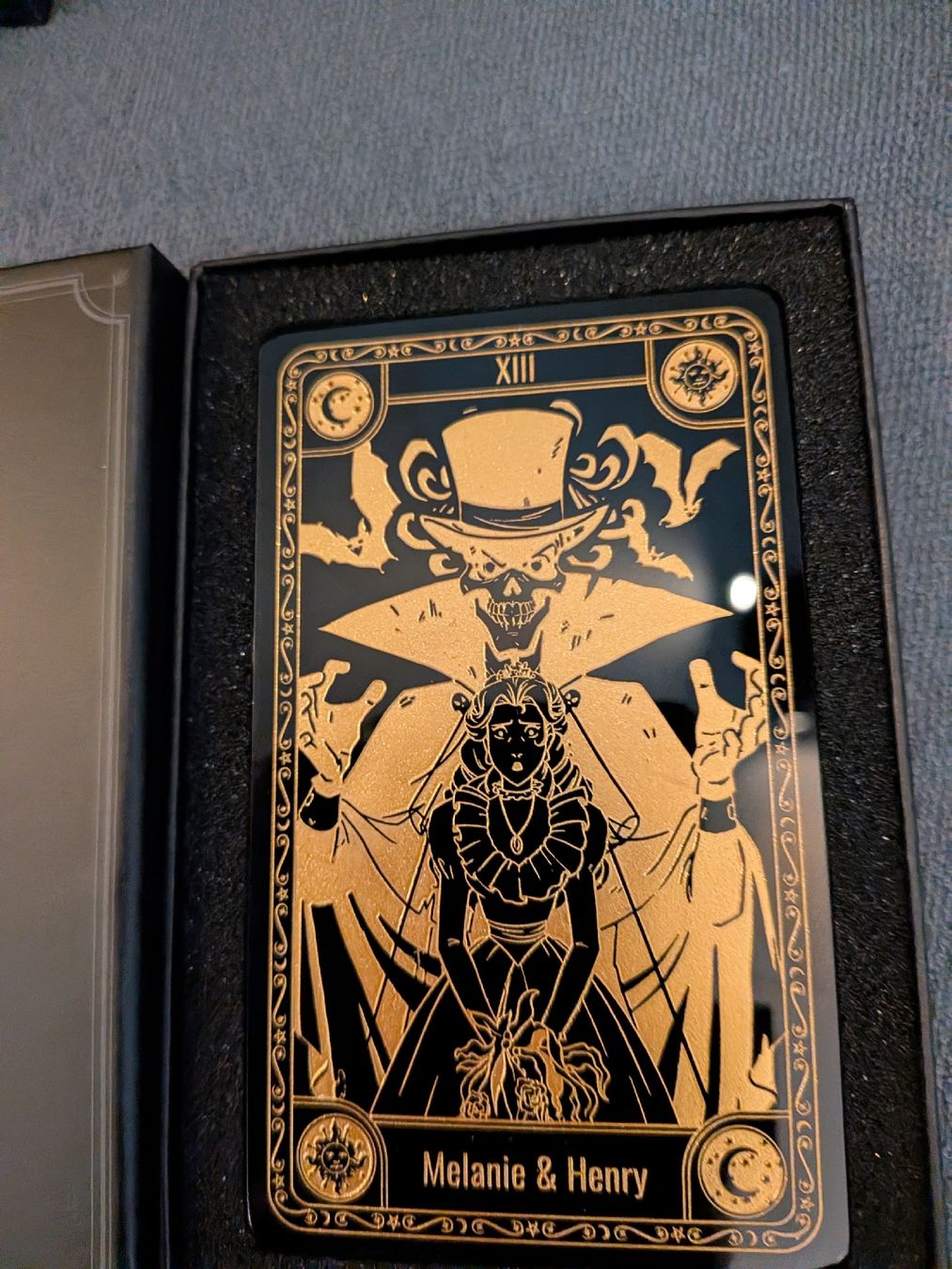 Disney Statuette: Disney carte de tarot Phantom Manor – Nuovo e nell'imballaggio originale da Saxon venduto da 2005sylvester