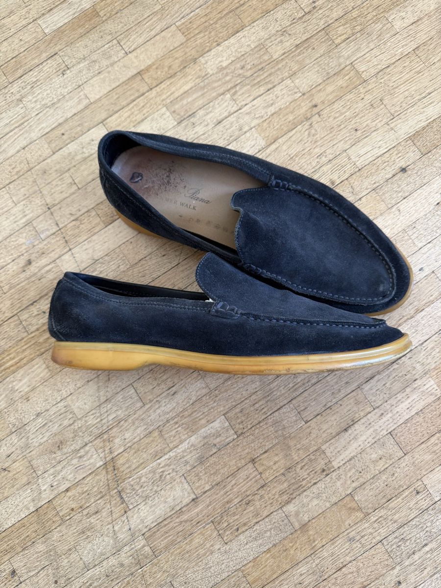 Loro Piana Chaussures hommes: Loro Piana Summer Walk Navy – D'occasion à Genève par SG_73