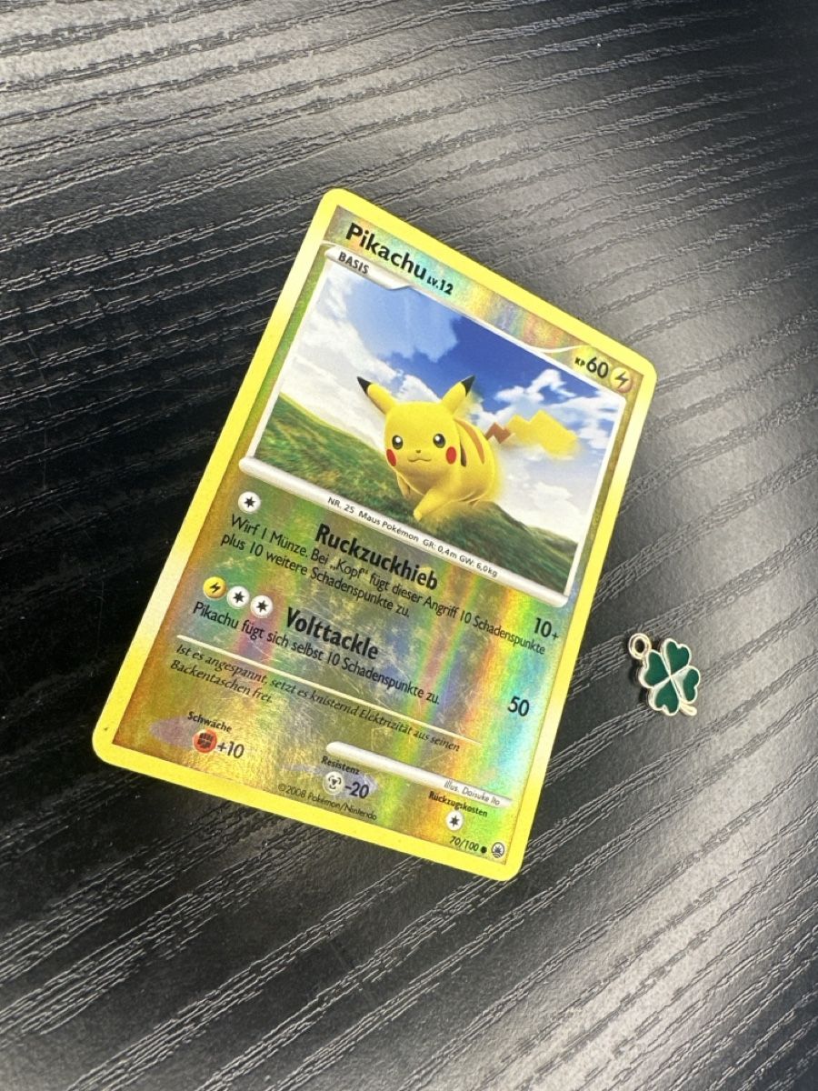 Pokémon Carte collezionabili: Pikachu LV.12 70/100 Reverse Holo 2008 Platinum – Usato da Uster venduto da Neonschwarz 1