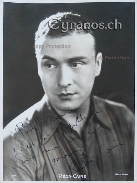 Autogramme: Reda-Caire (1908-1963) Schauspieler, Sänger - Autogramm – Gebraucht aus Dietikon von cyranos.ch