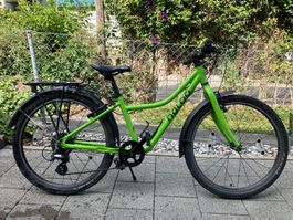 Kinder Velo Naloo 24 Zoll grün guter Zustand