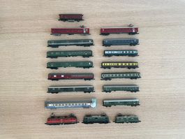18 Modellbahn Züge Spur N