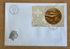 Goldvreneli Brief Ersttag 3.9.2013, Top Zustand!