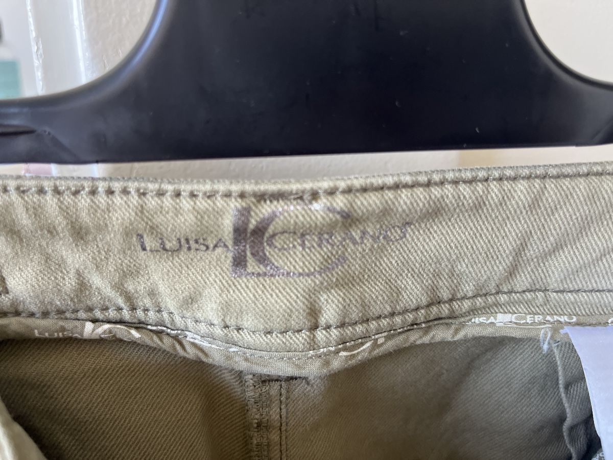Luisa Cerano Pantaloni: Luisa Cerano: Khaki Hose Grösse 38 – Nuovo (secondo la descrizione) da Bern venduto da Boston05 3