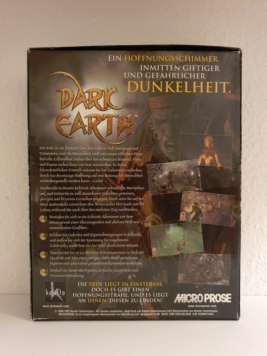 Giochi: PC Game Dark Earth (1997) Big Box – Usato da Greifensee venduto da perfectioN88 3