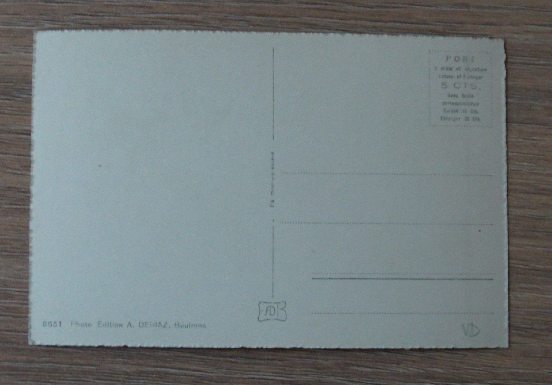 Ansichtskarten: Rougemont, ca. 1940 – Gebraucht aus St. Margrethen SG von maege07 1