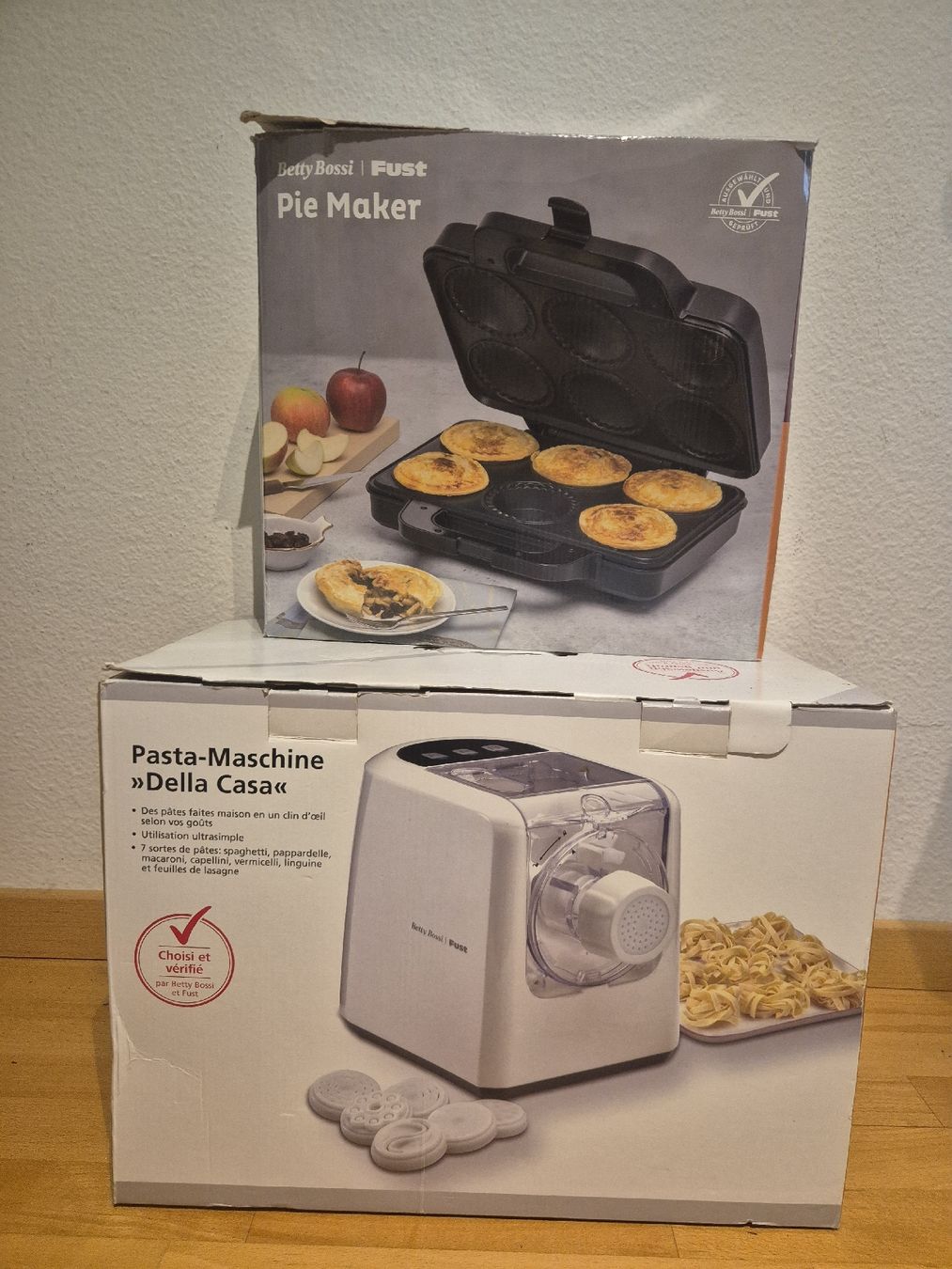 Betty Bossi Küchengeräte: Pastamaschine und Pie Maker  – Neu (gemäss Beschreibung) aus Effretikon von Jskippy