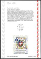 FDC Sammelblatt Block W89 ET St. Gallen 10.5.2000