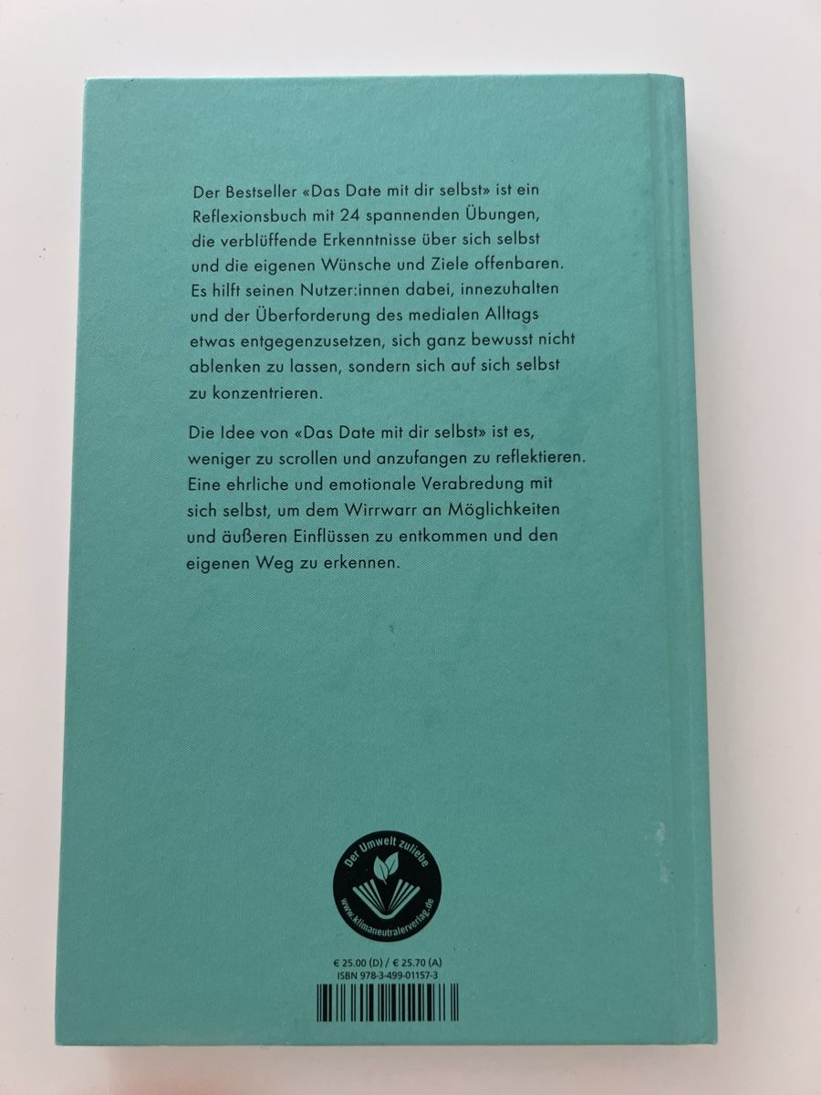Libri: Selbstreflexionsbuch „Das Date mit dir selbst“ NEU – Nuovo e nell'imballaggio originale da Luzern venduto da sr.luzern 1