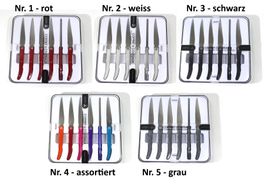 Steakmesser 6er-Set in Geschenkbox - AUSWAHL