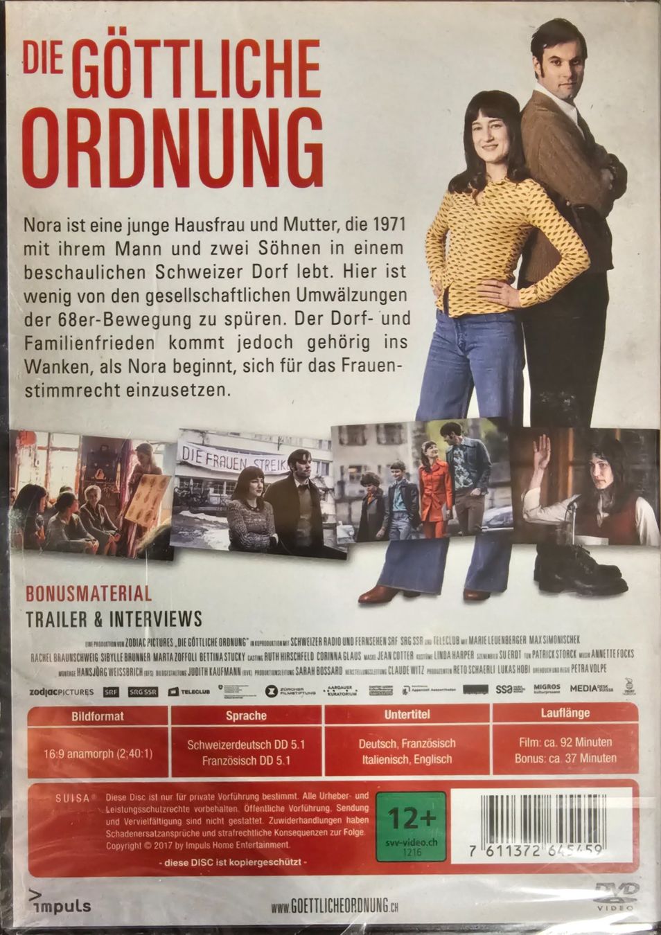 Tous les DVDs: Die Göttliche Ordnung – Neuf avec emballage d'origine à Wahlen b. Laufen par Cg10 1
