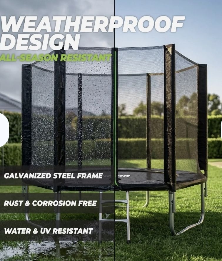 Trampolini: Grosser Gartentrampolin mit Netz, 305 cm, inkl. Leiter – Nuovo e nell'imballaggio originale da Valens venduto da Limaj 3
