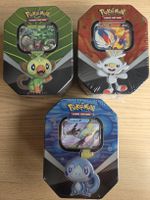 Pokémon Tin Box Set(3er Trio) GortromV, LiberloV, IntelleonV