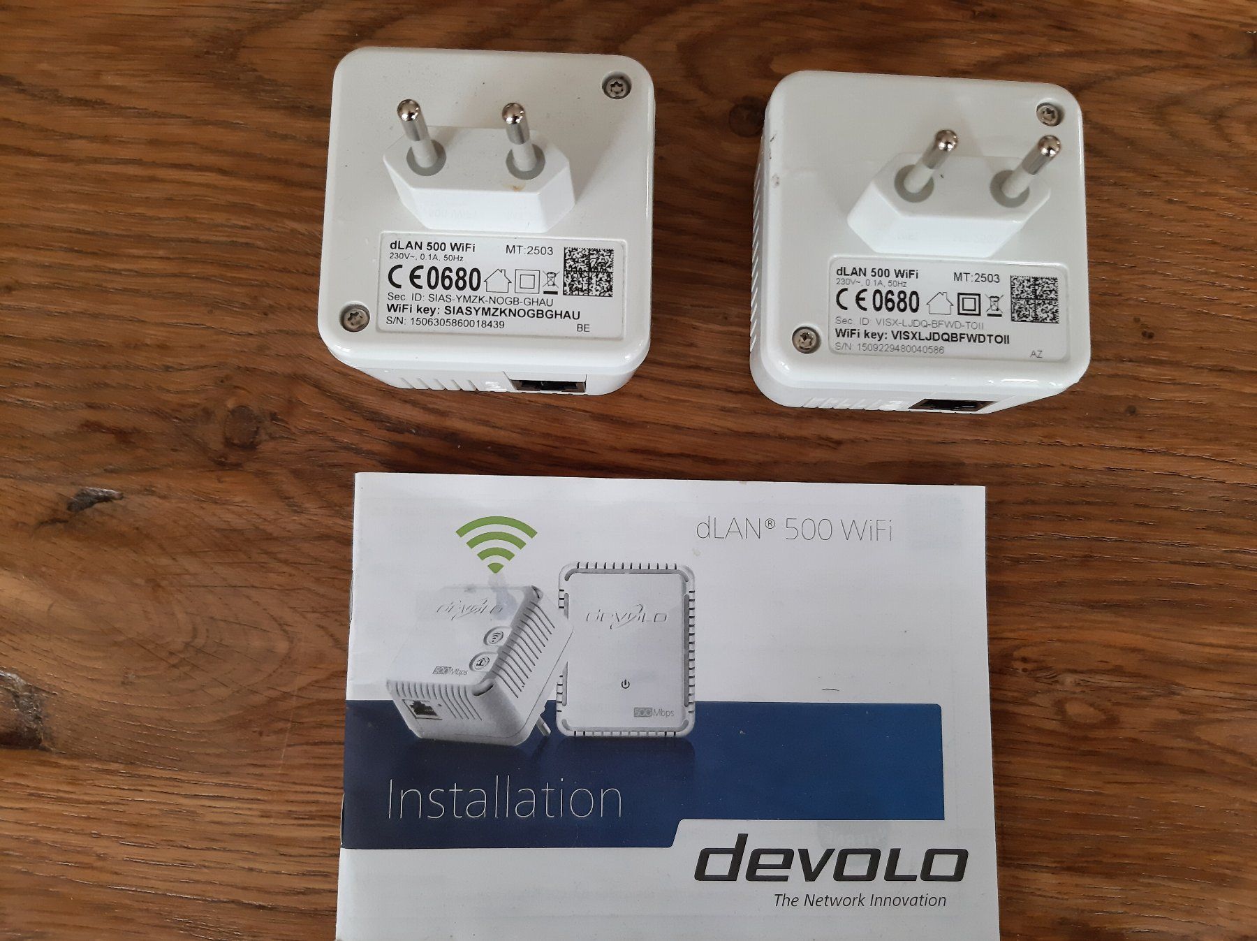 Unità & Adattatore: Devolo 500 WiFi, Set 2 Stück – Usato da Wolfhausen venduto da Dragons01 1