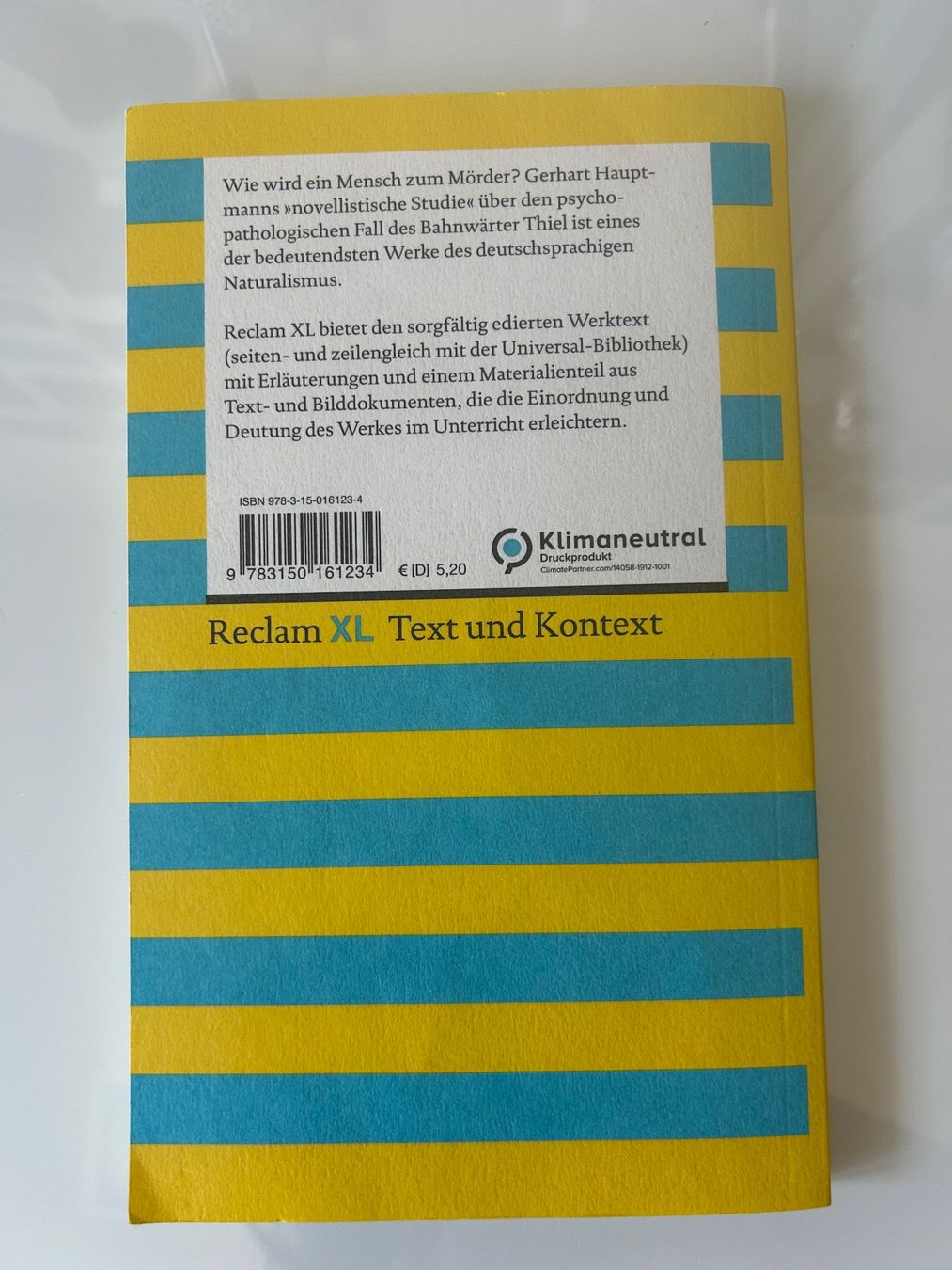 Bücher: Bahnwärter Thiel (Gerhart Hauptmann) – Gebraucht aus Birmenstorf AG von Sail13 1