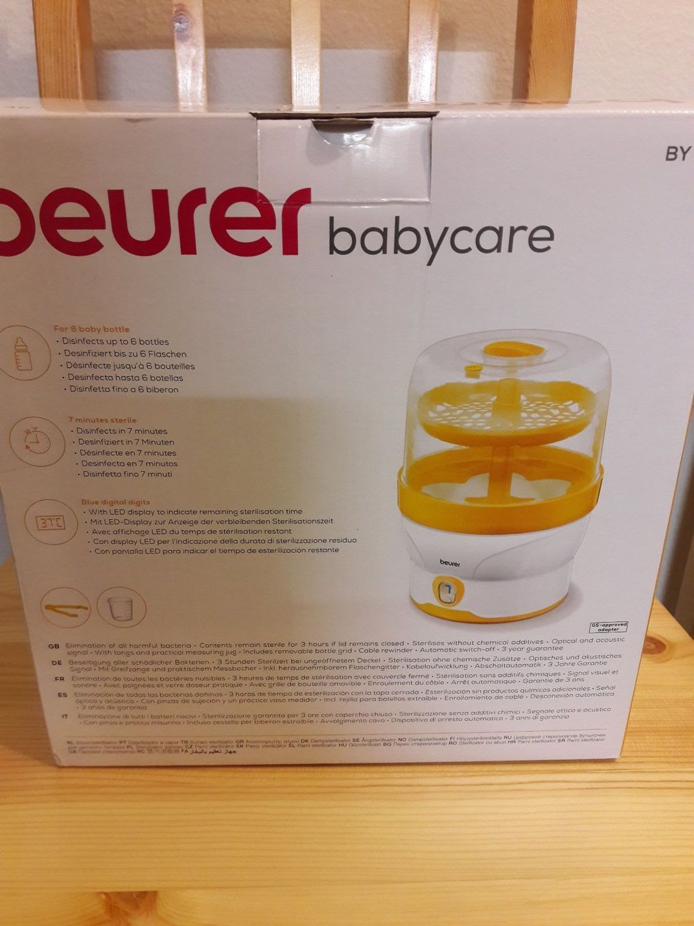 Pasti del neonato: Beurer Dampfsterilisator BY 76 – Nuovo e nell'imballaggio originale da Glattfelden venduto da Roman2504 2
