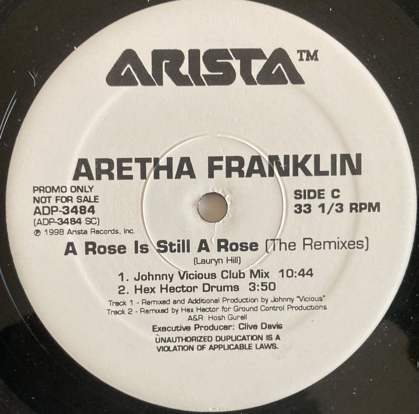 Dischi in vinile: ARETHA FRANKLIN - A ROSE IS STILL A ROSE – Usato da Poliez-Pittet venduto da Newtown-Records 3