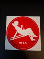 Vintage Rar Sticker Aufkleber IKEA Rot Wie Neu!