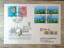 TR51 Enveloppe + Timbre Suisse 1994
