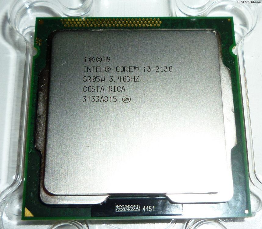 Intel® Core™ Prozessor i3-2130 3 MB Cache, 3,40 GHz 1