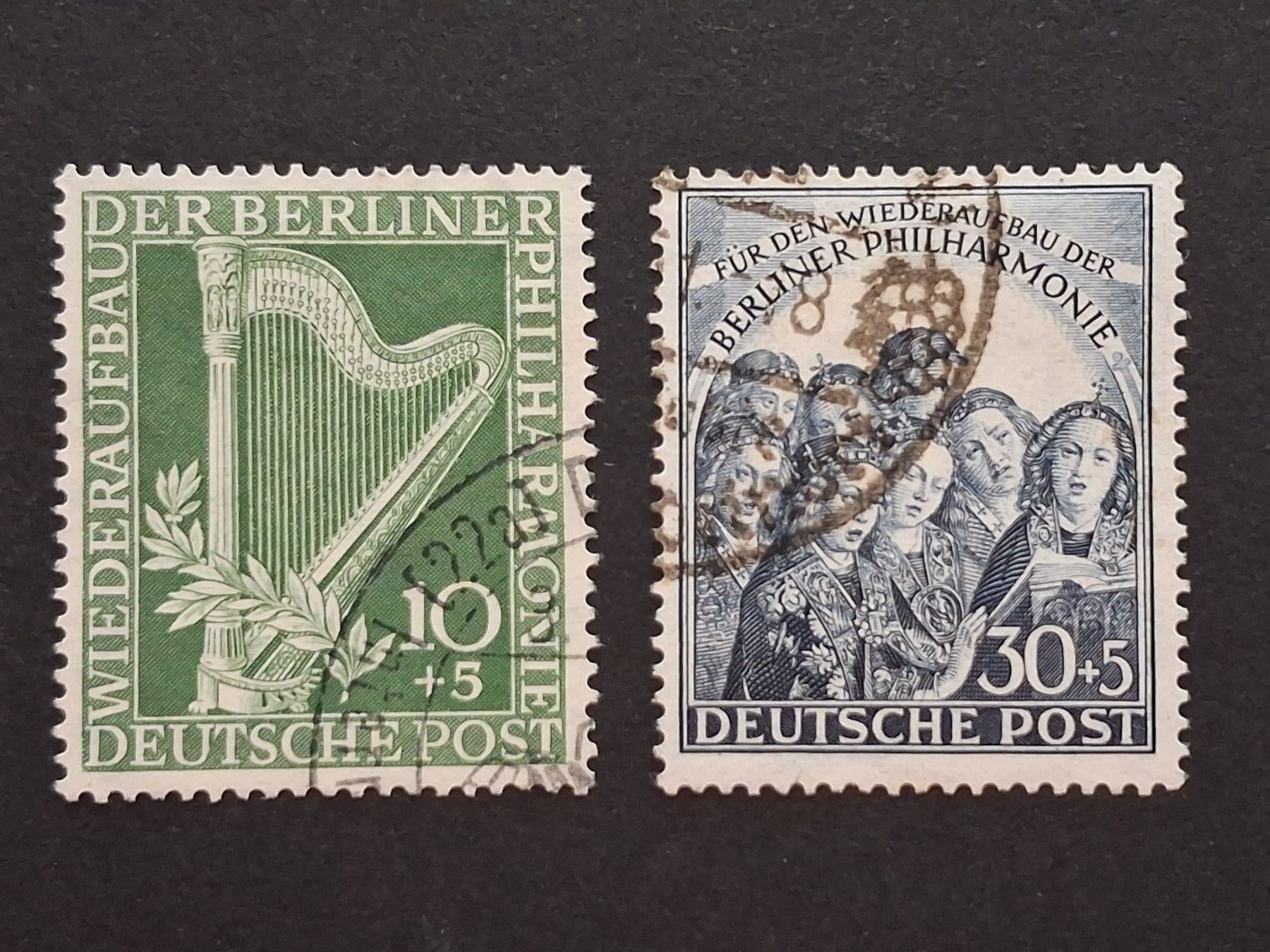 Alle Briefmarken: Berlin  Mi-Nr.72-73 gestempelt 130 Fr – Gebraucht aus Kriens von Nidfeld45
