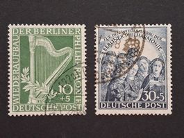 Berlin  Mi-Nr.72-73 gestempelt 130 Fr