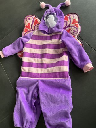 Fasnacht Kostüm Schmetterling Lila 70 cm  , Karneval, Top!