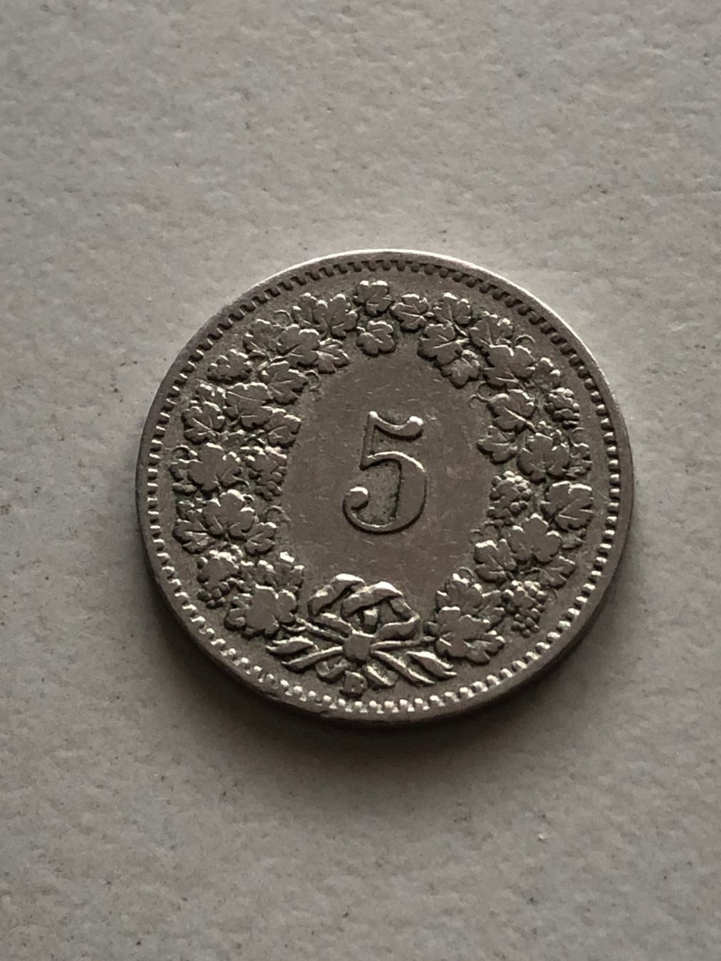 Alle Münzen: 5 Rp. 1899 – Gebraucht aus Schötz von Odpa 1