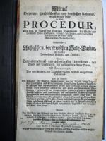 BÜRENER WALDHANDEL 1740 - 1758, gedr. von Samuel KÜPFFER BE