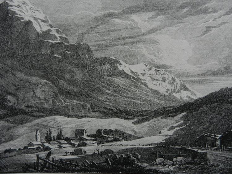 Incisioni: Vue de Louëche Leukerbad – Usato da Risch venduto da Rischli15 1