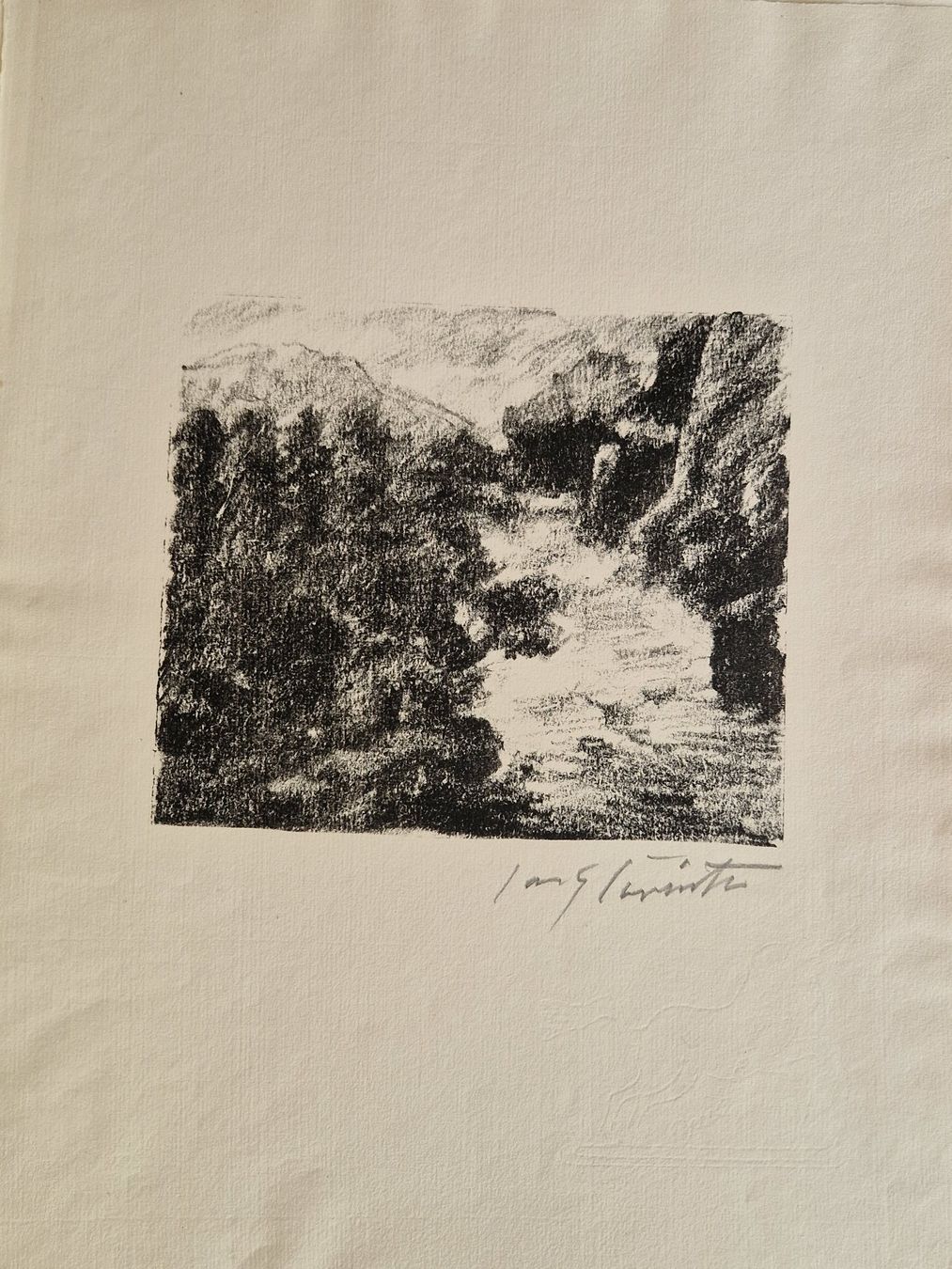 Grafica & Litografie: Lovis Corinth, Schweizer Landschaften 5 Lithografien – Usato da Horgen venduto da lemisk 5