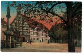 Winterthur, Partie an der Kasernenstrasse, gelaufen 1922