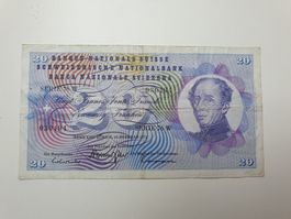 🇨🇭 20 Francs General Dufour 1971
