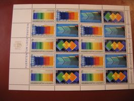 1998 LIECHTENSTEIN, BOGEN POSTFRISCH HEINZ MACK