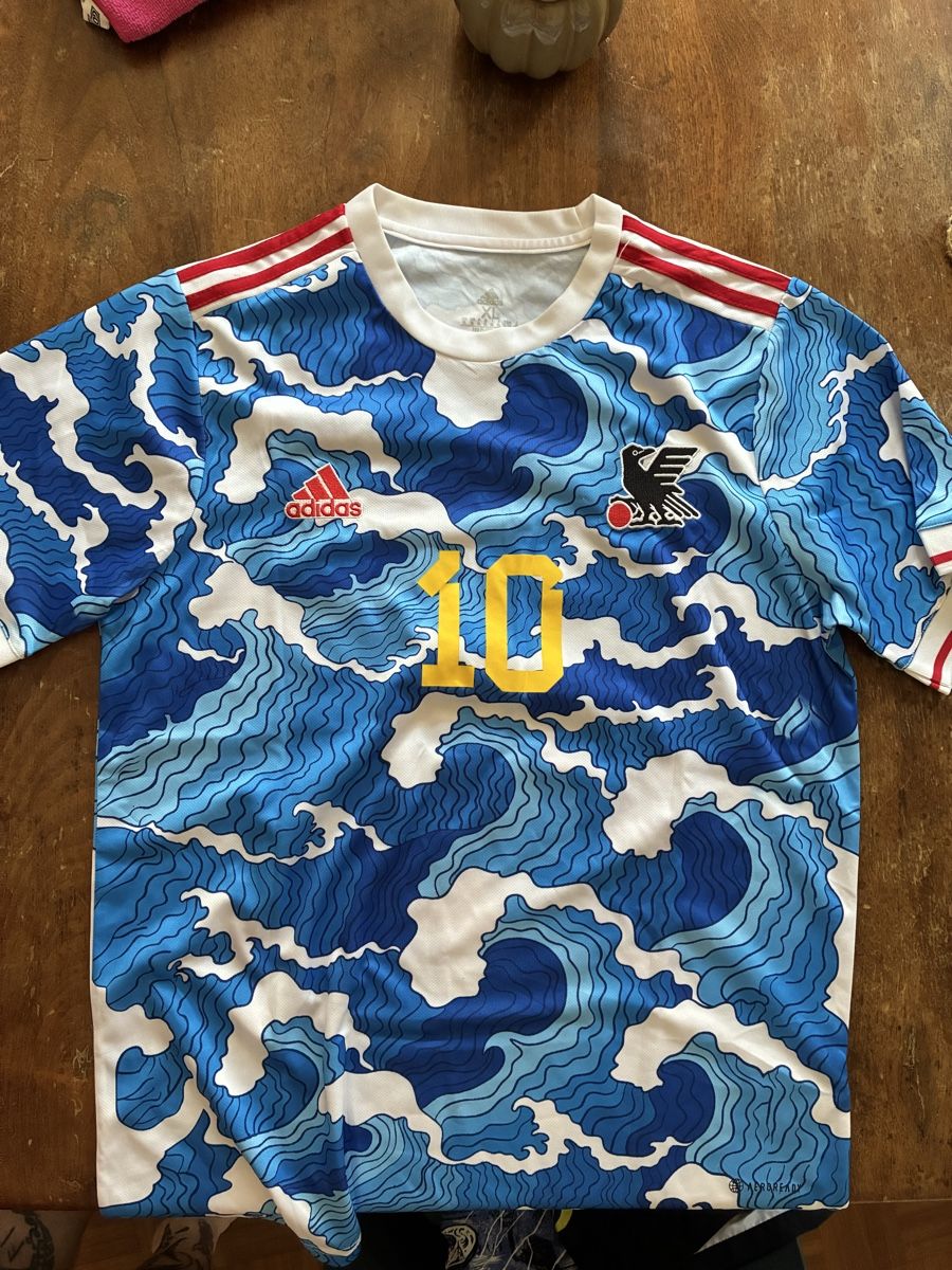Canottiere & Pantaloni: Japan jersey fan version – Usato da Giubiasco venduto da eti_55yn