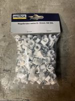 MEROX Nagelkabelbinder NEU weiss 8-10mm 100 Stk.