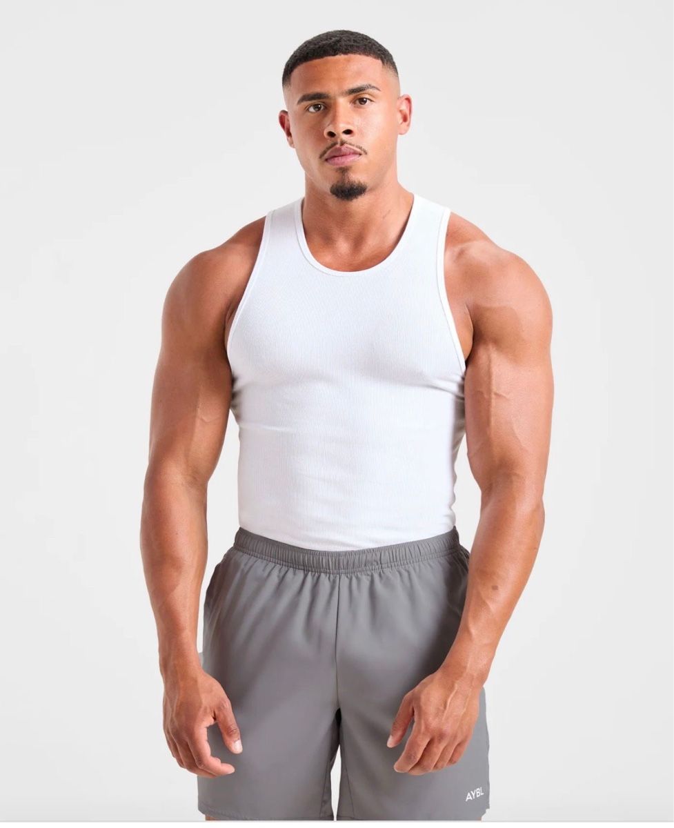 T-shirt: Weisses Gymtanktop – Nuovo e nell'imballaggio originale da Dietikon venduto da me9_mh2j 2
