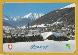 Davos mit Eissporthalle GR
