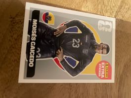 FIFA World Cup 2026 Moisés Caicedo Extra Sticker Silber