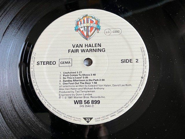 Dischi in vinile: Van Halen – Usato da Aarwangen venduto da Jukebox3 9