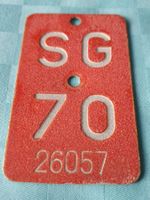 Velonummer SG 70