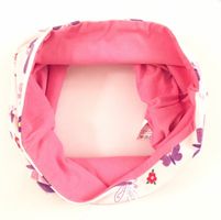 HANDMADE Schlauchschal SCHMETTERLINGE wendbar