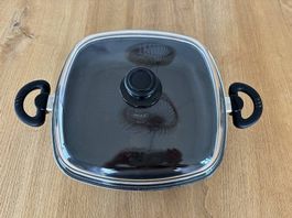 Eurolux Gusspfanne mit Glasdeckel, 29cm