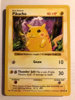 Pikachu "red Cheeks" Base Set Shadowless - LP/NM - ab 1.-